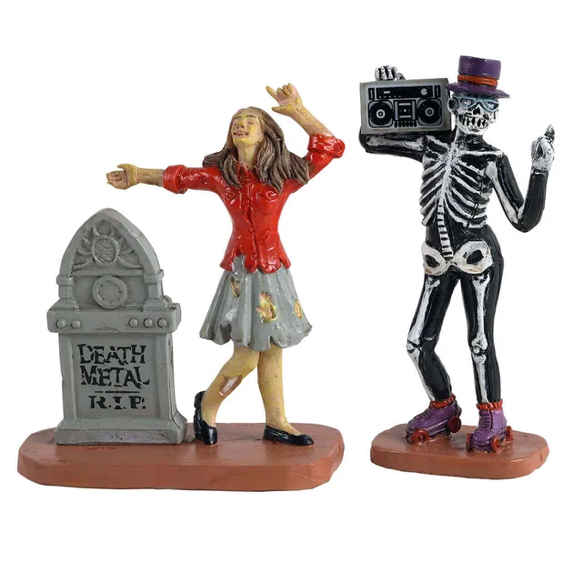 lemax-undead-groove-figurines-squelette-et-zombie-spooky-town image 1