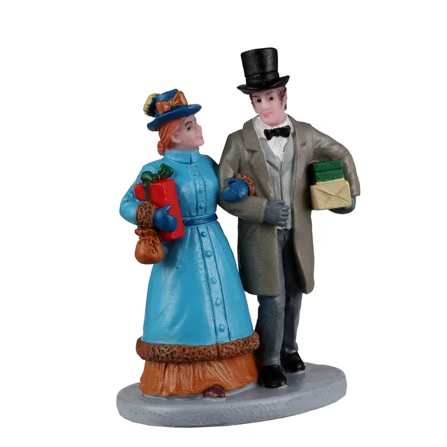 lemax-christmas-shopping-date-figurine-couple-caddington image 1