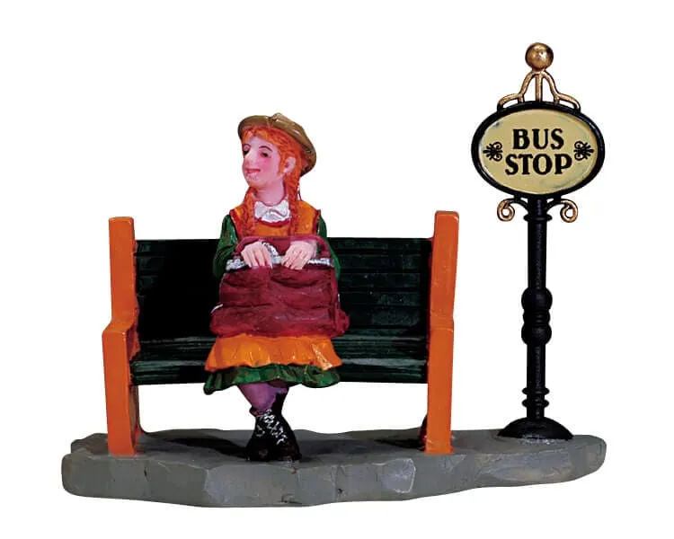 lemax-waiting-for-the-local-figurine-village-de-no-l image 1