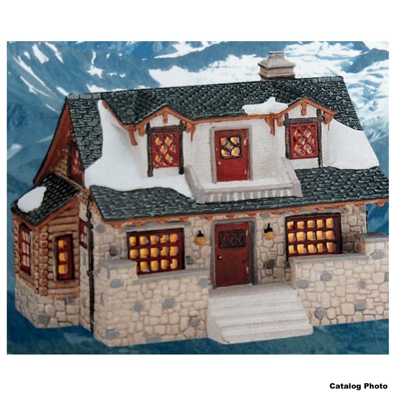 lemax-gray-oaks-cottage-maison-miniature-de-village-de-no-l image 1