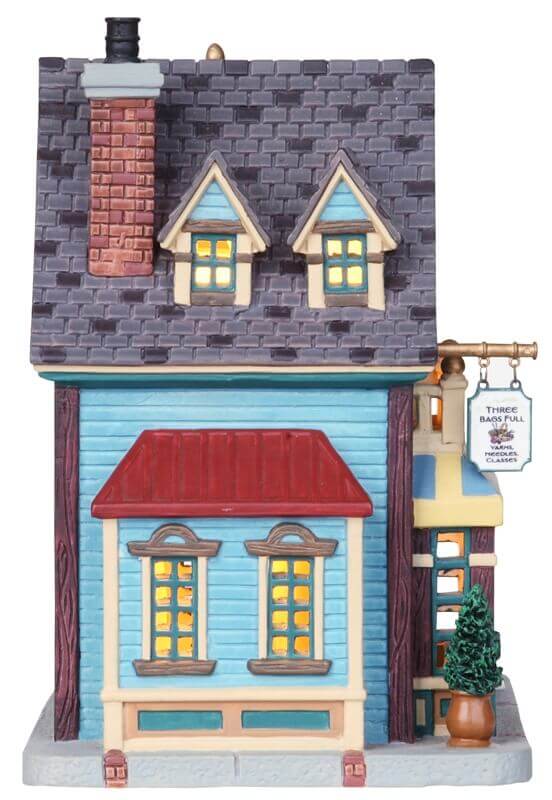 lemax-three-bags-full-yarn-shoppe-boutique-miniature-lumineuse image 3