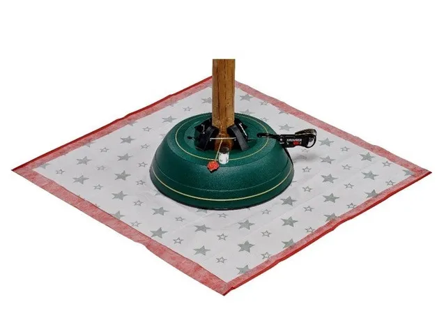 krinner-christbaum-unterlegdecke-rouge-natte-anti-claboussures-4l image 1