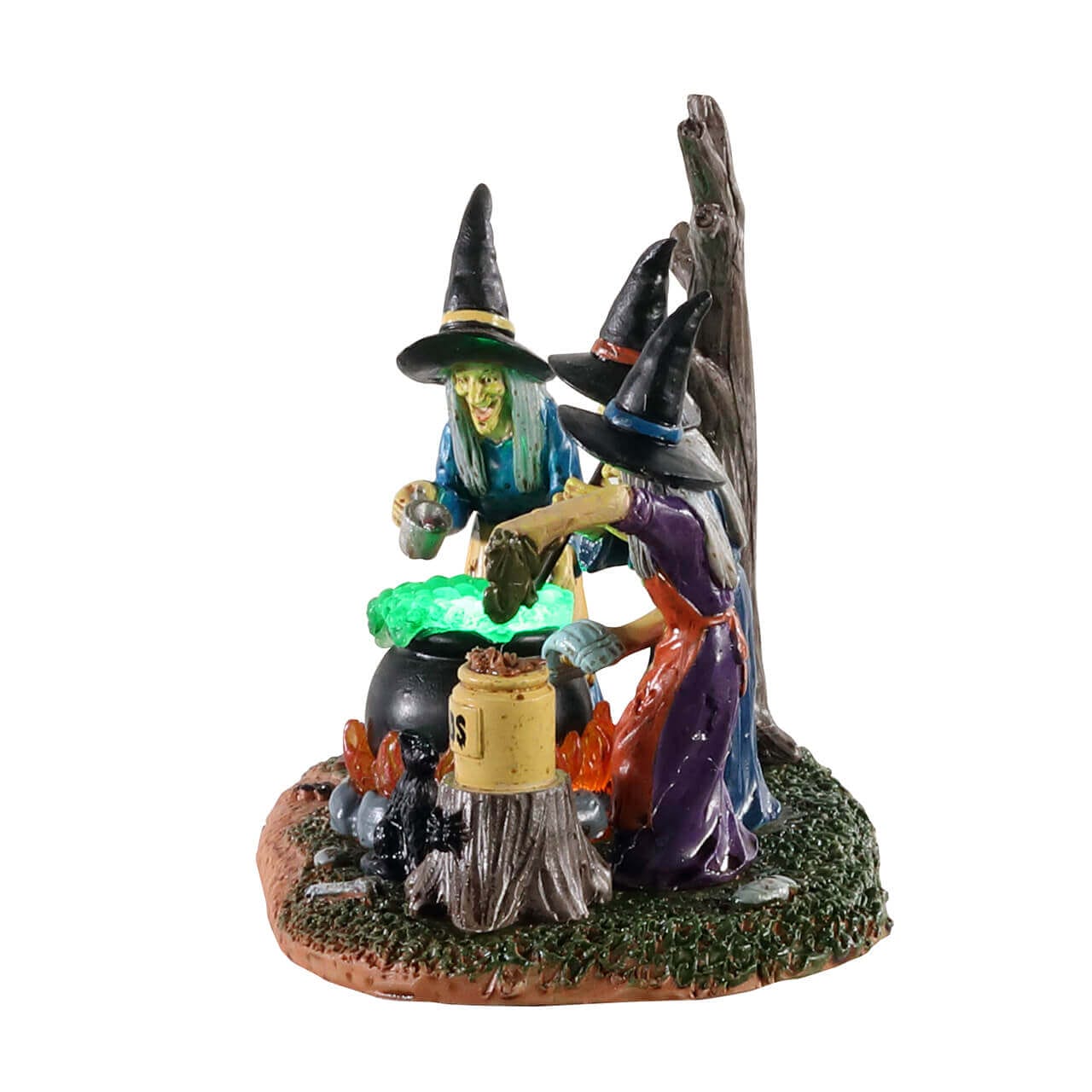 lemax-teamwork-figurine-sorci-res-au-chaudron-spooky-town image 3