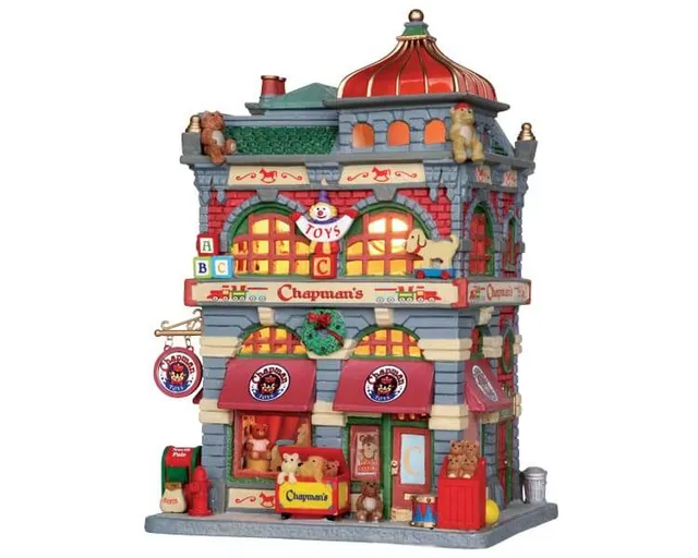 lemax-chapman-toy-shop-b-timent-magasin-de-jouets-lumineux image 1