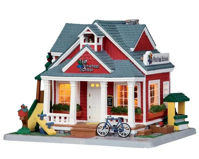 lemax-the-pinwheel-school-cole-miniature-lumineuse image 1
