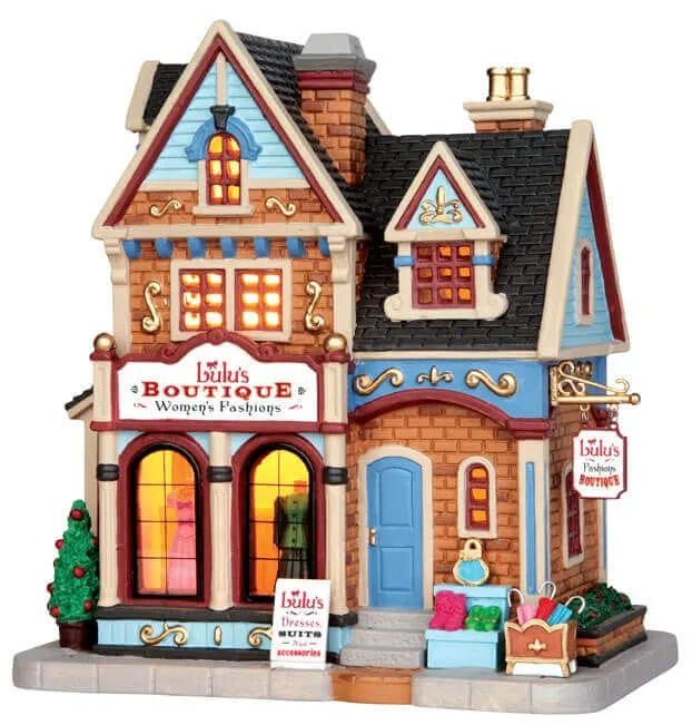 lemax-lulu-s-boutique-maison-miniature-lumineuse-village-de-no-l image 1