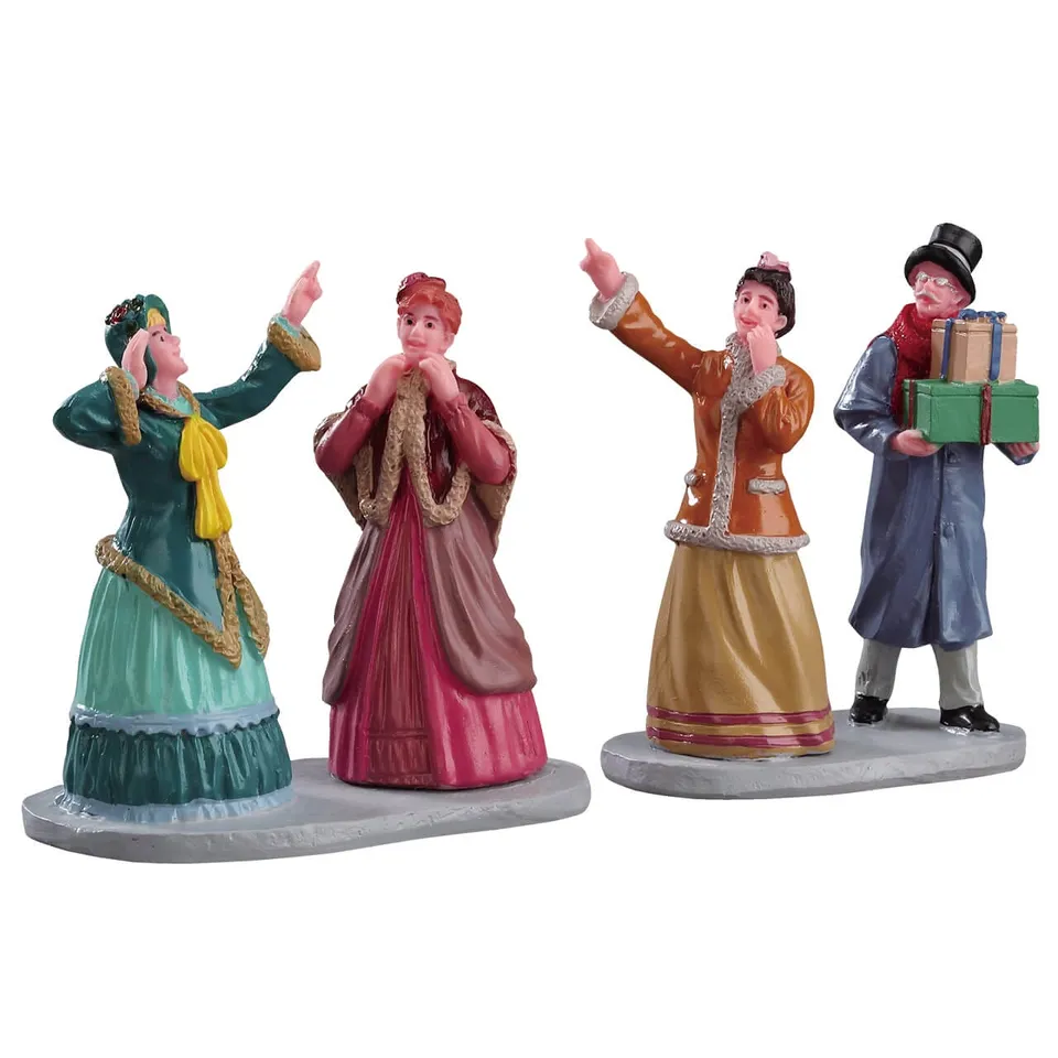 lemax-window-shoppers-set-of-2-lot-2-figurines-l-che-vitrines image 1