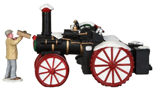 lemax-snowy-steam-tractor-v-hicule-miniature-hivernal image 3