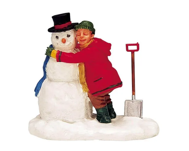 lemax-frosty-friend-figurine-bonhomme-de-neige-miniature image 1