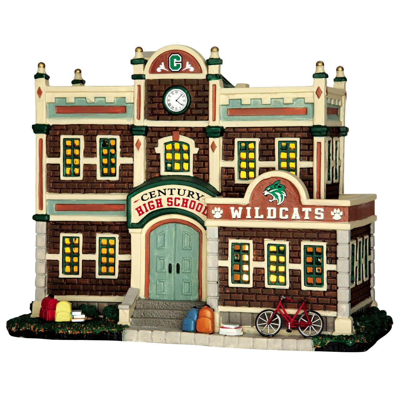lemax-century-high-school-b-timent-miniature-lumineux image 1