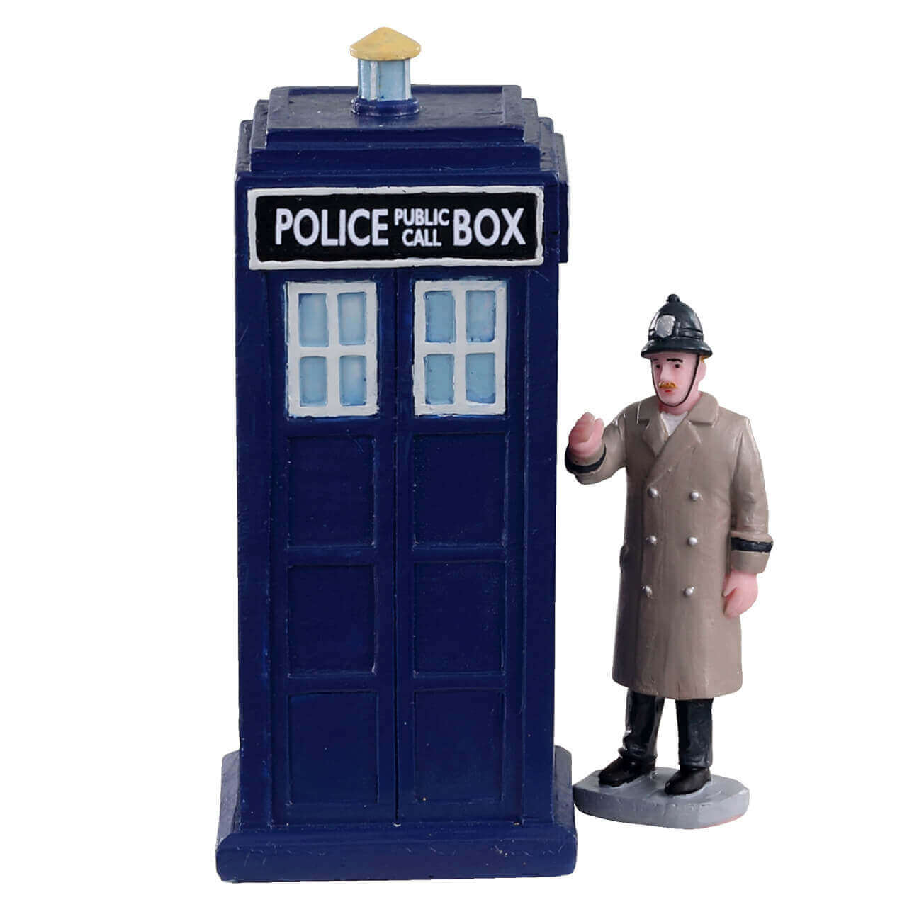 lemax-police-call-box-cabine-t-l-phonique-anglaise-caddington image 2