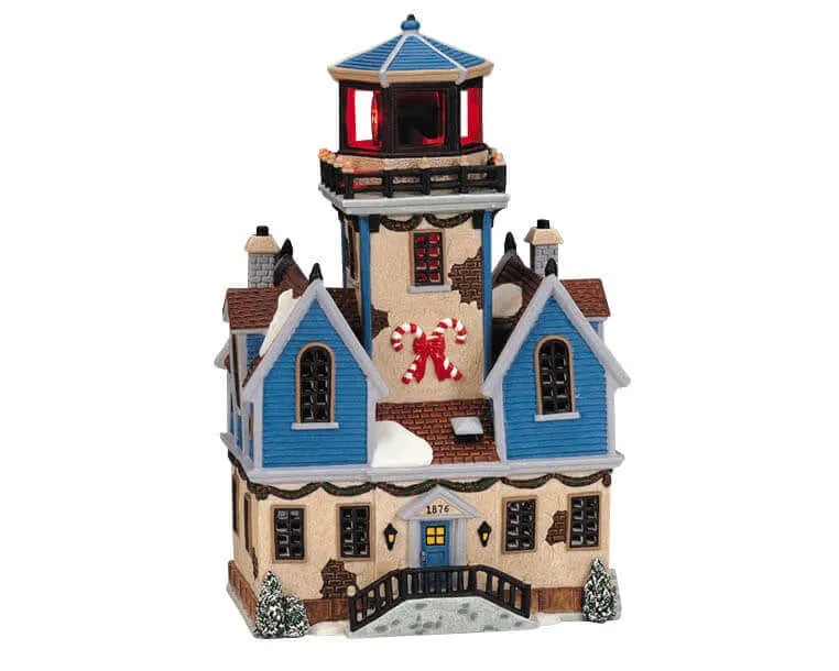 lemax-old-pier-lighthouse-phare-miniature-lumineux image 1
