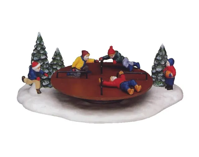 lemax-merry-go-round-man-ge-de-no-l-miniature image 1