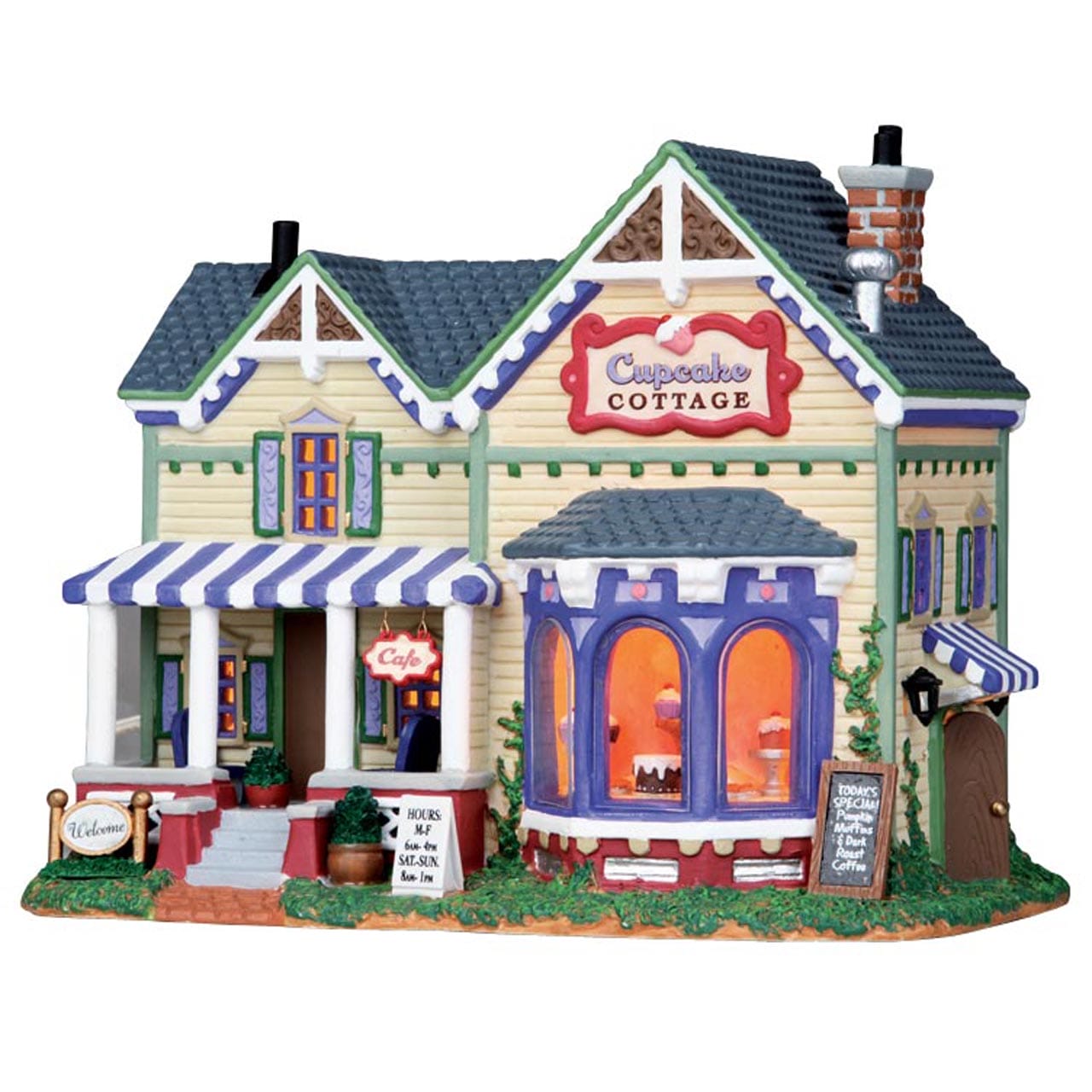 lemax-cupcake-cottage-maison-miniature-lumineuse-gourmande-de-no-l image 2