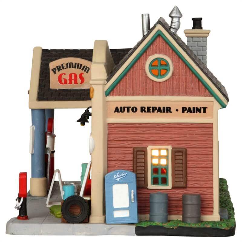 lemax-lou-s-garage-b-timent-miniature-lumineux image 3