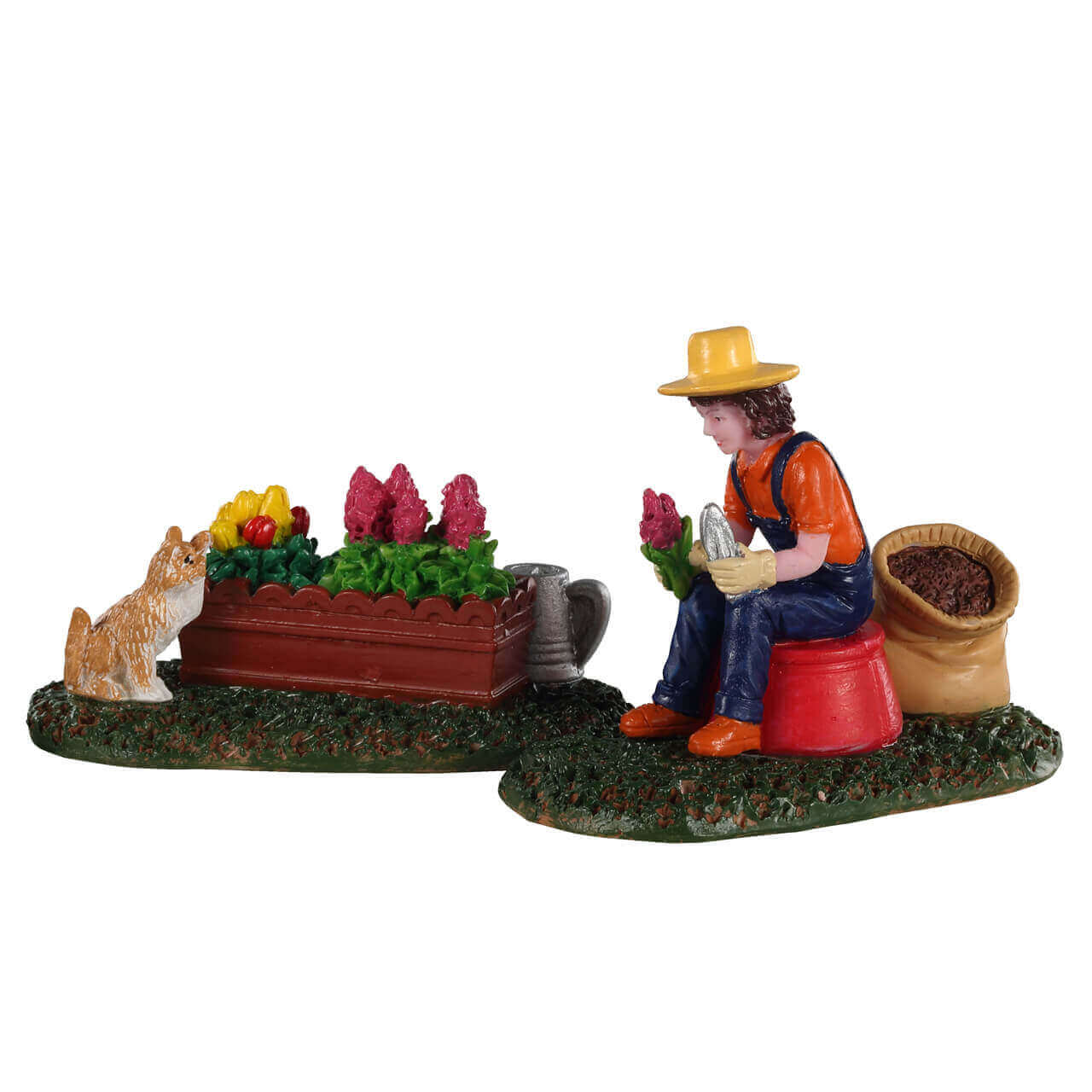 lemax-garden-grooming-figurine-village-miniature-de-no-l image 1