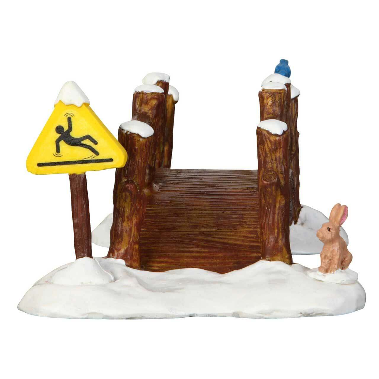 lemax-split-rail-footbridge-petit-pont-bois-vail-village-miniature image 3