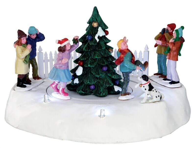 lemax-mistletoe-chase-figurine-de-no-l-amoureux image 1