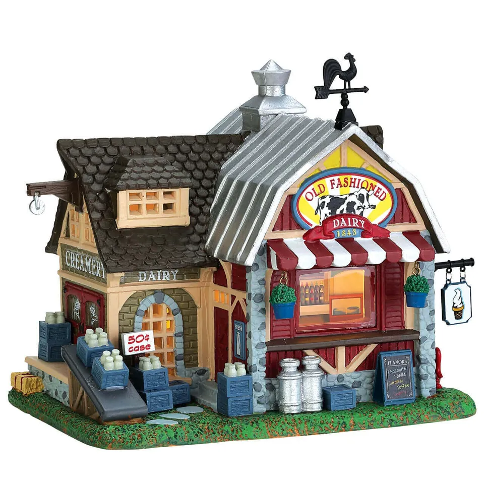 lemax-old-fashioned-dairy-b-timent-miniature-de-village-de-no-l image 1