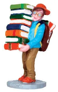 lemax-bookworm-figurine-miniature-village image 1