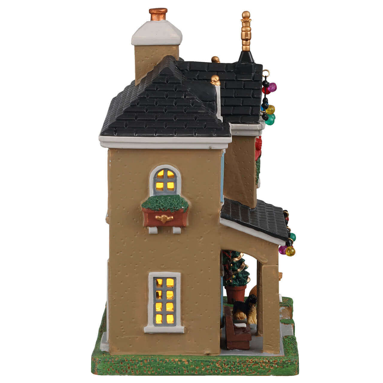 lemax-foster-residence-maison-miniature-lumineuse-caddington-village image 2