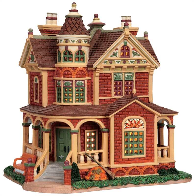 lemax-hadley-house-maison-miniature-village-lumineux image 1