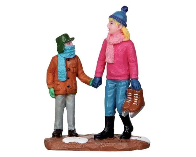 lemax-skating-my-sister-figurine-patinage-village-de-no-l image 1