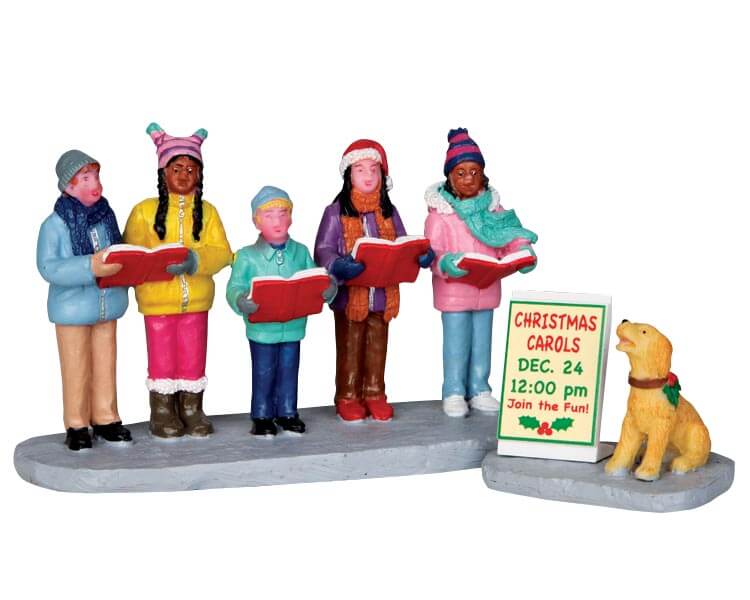 lemax-christmas-carolers-figurines-chanteurs-de-no-l-miniatures image 1