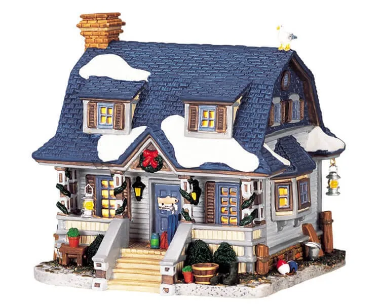 lemax-wakeman-s-cottage-maison-village-de-no-l-lumineuse image 1