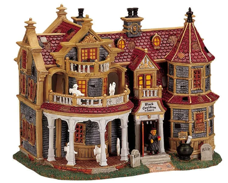 lemax-black-cauldron-inn-auberge-hant-e-spooky-town image 1