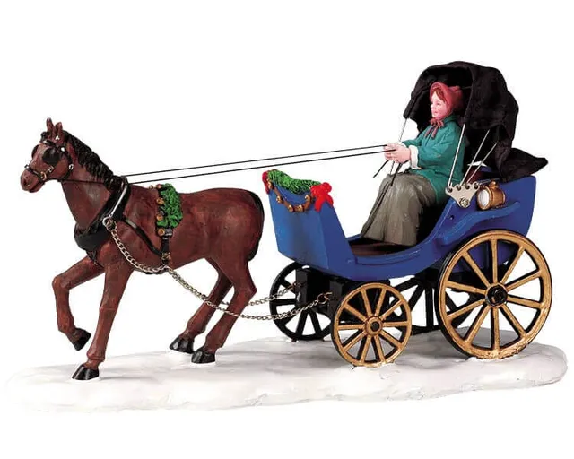 lemax-phaeton-carriage-cal-che-miniature-de-village image 1