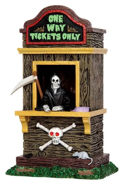 lemax-ticket-booth-kiosk-kiosque-billetterie-spooky-town image 1