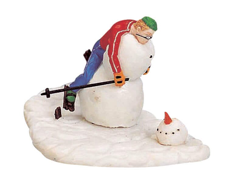 lemax-not-the-best-skier-figurine-village-miniature image 1
