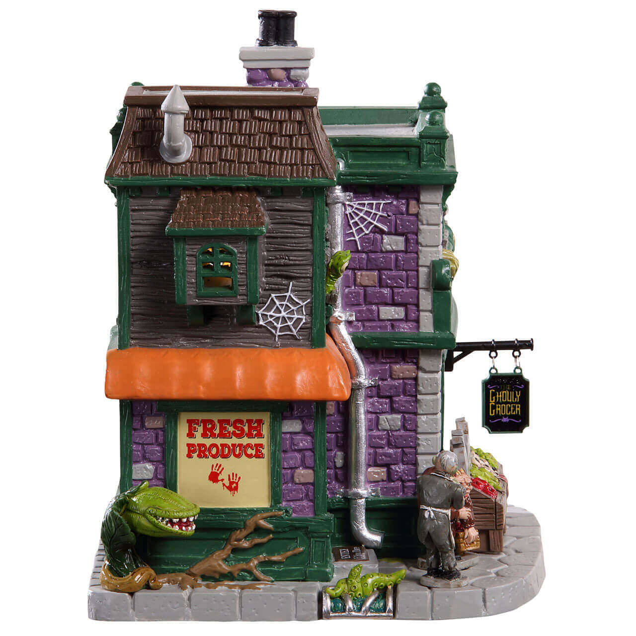 lemax-ghouly-grocer-maison-hant-e-spooky-town image 4
