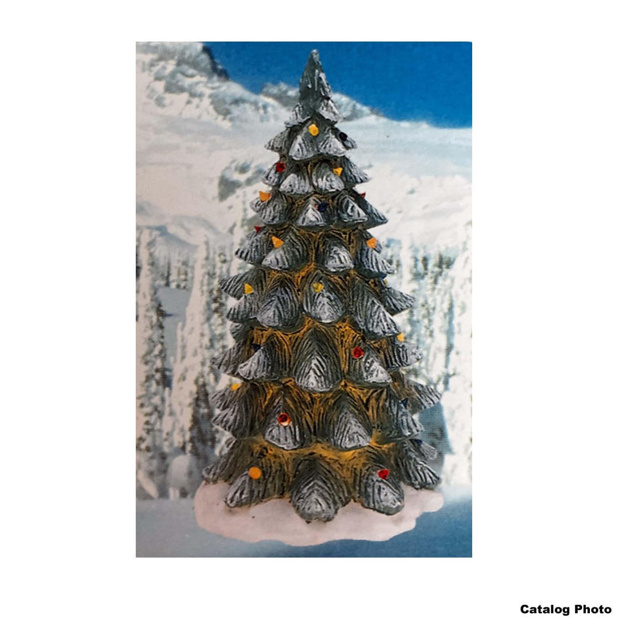 lemax-single-christmas-tree-sapin-de-no-l-miniature image 1