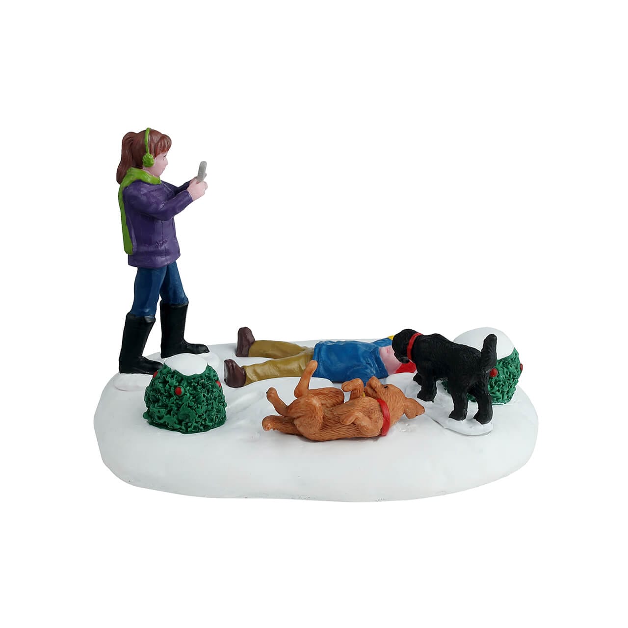 lemax-snow-angel-s-best-friend-sc-ne-amis-et-chiens-vail-village image 4