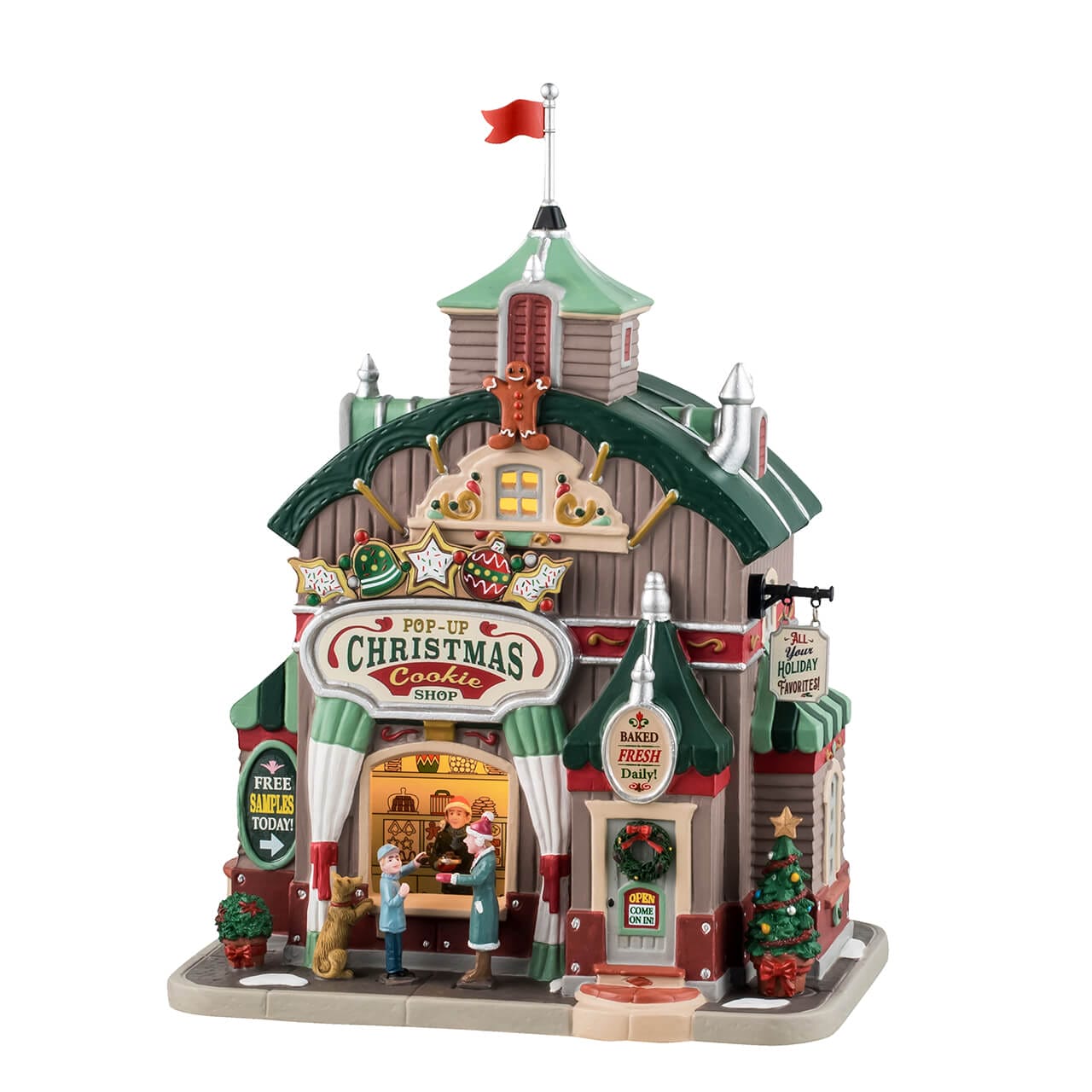 lemax-pop-up-christmas-cookie-shop-boutique-caddington-village image 1