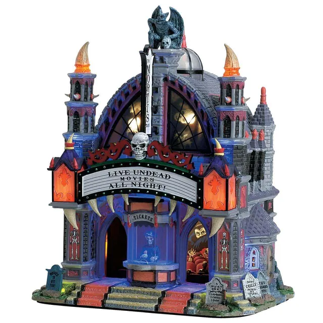 lemax-mortis-theater-th-tre-hant-lumineux-anim-spooky-town image 1