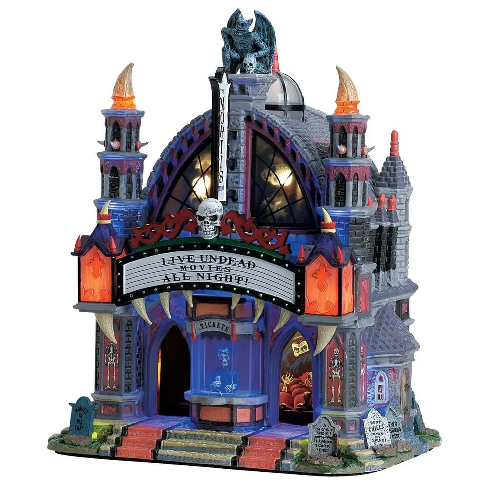 lemax-mortis-theater-th-tre-hant-lumineux-anim-spooky-town image 1