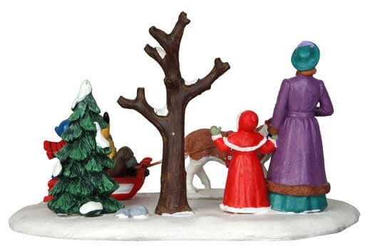 lemax-sleigh-rides-promenade-en-tra-neau-miniature-village-no-l image 3
