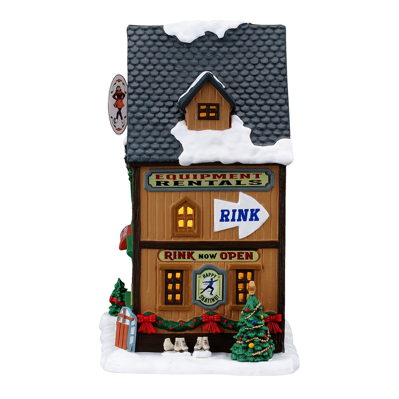 lemax-wally-s-winter-skate-shop-boutique-patins-miniature-vail-village image 3
