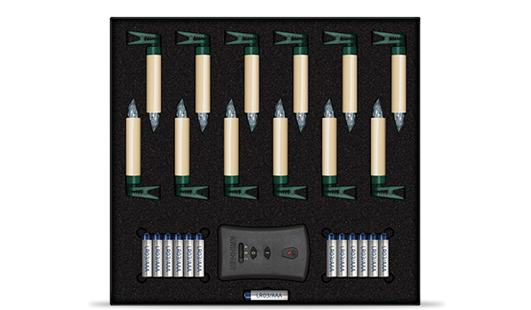 krinner-lumix-classic-mini-basis-set-12-bougies-led-ivoire-t-l-commande image 2