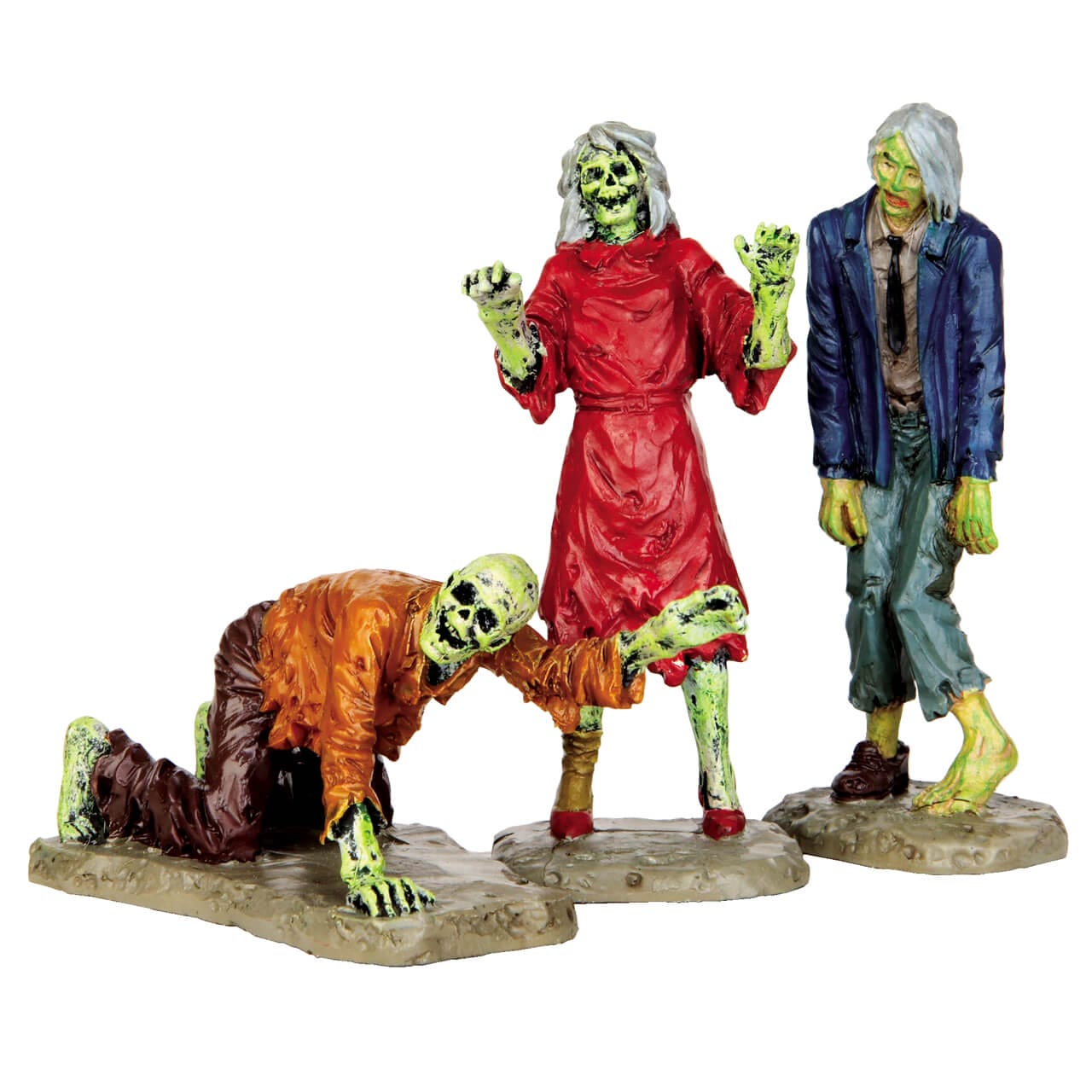 lemax-spooky-town-walking-zombies-lot-de-3-figurines image 2