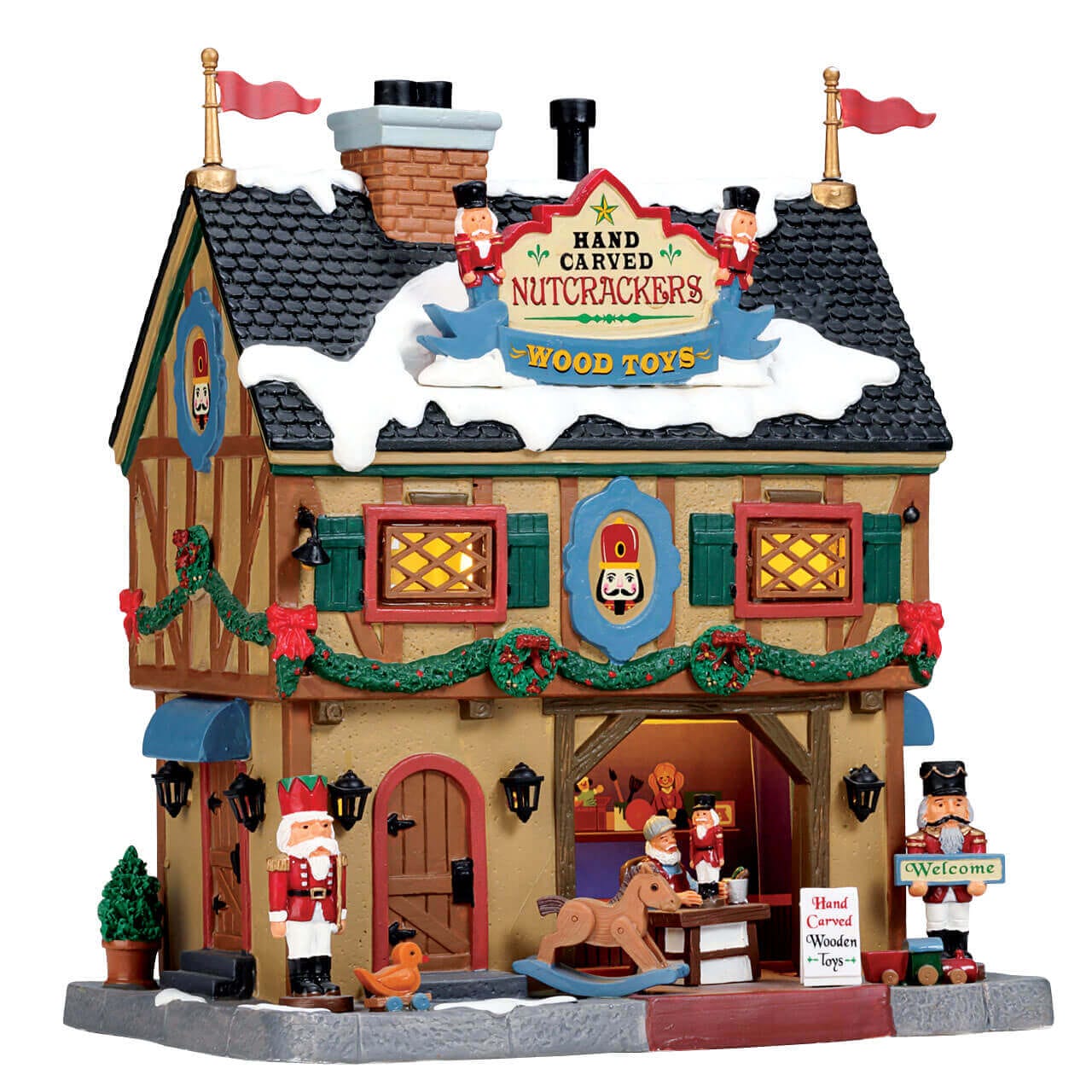 lemax-nutcracker-wood-toy-carve-atelier-miniature image 1