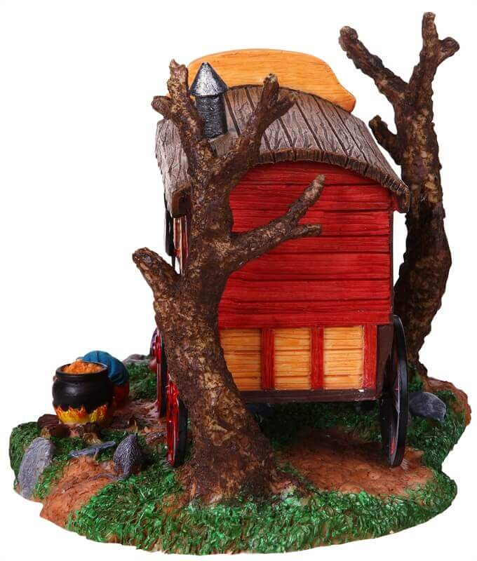 lemax-gypsy-wagon-roulotte-lumineuse-spooky-town image 3