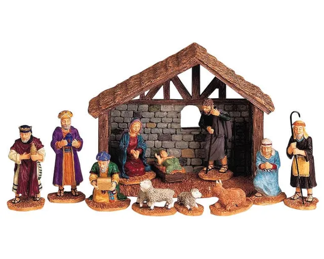 lemax-nativity-scene-cr-che-de-no-l-miniature image 1