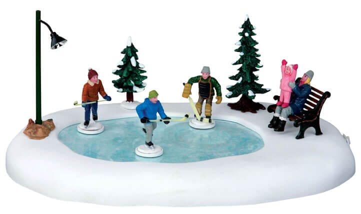 lemax-holiday-hockey-set-of-8-set-8-figurines-hockey-sur-glace image 1