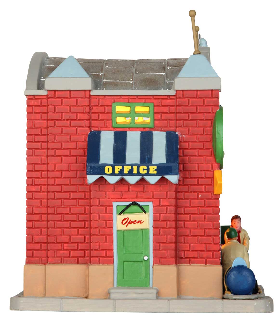 lemax-carl-s-auto-body-paint-b-timent-garage-village-miniature image 2