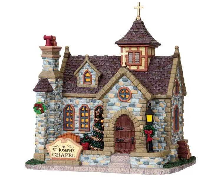 lemax-st-joseph-s-chapel-chapelle-lumineuse-village-de-no-l image 1