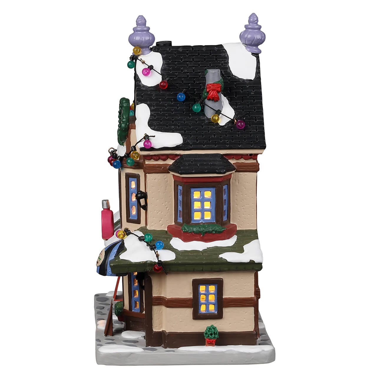 lemax-penny-lane-shoppes-b-timent-lumineux-caddington-village image 3